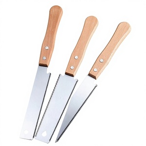<span class=keywords><strong>Scie</strong></span> à main professionnelle à double tranchant en acier SK5 à dents fines pour menuisier, vente en gros d'usine - Product Image 1