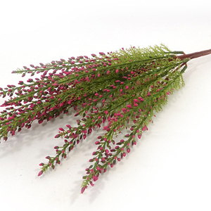 Fern en plastique pour plantes vertes, feuilles de gazon péruvien, pour usage mural, 45cm de long, 50 pièces - Product Image 3