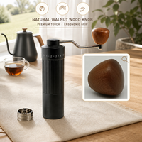 Moulin à café portable OEM ODM, cylindre compact, léger, pour voyage et camping, moulin manuel, logo personnalisé, vente en gros, directement de l'usine