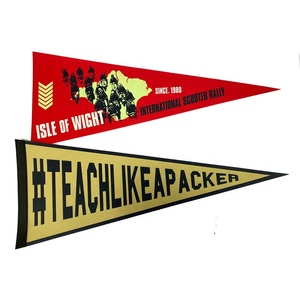 Customizable Digital Printing Promotional Fabric Pennant Banners Flag Pennant Banner Souvenir For Decoration
