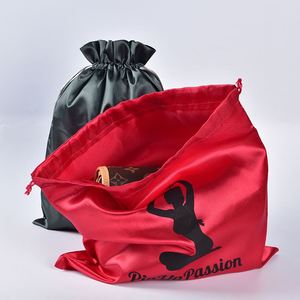 Sac à perruque vintage brodé fait main en satin écologique durable avec cordon de serrage, sac à main tendance pour toutes les saisons, réutilisable - Product Image 2