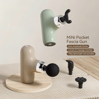 Fabricant OEM ODM de pistolet de massage portable silencieux mini, 4 vitesses, amplitude de 6 mm, pistolet de massage musculaire, masseur à percussion des tissus profonds