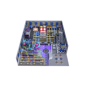 Personalizado de plástico colorido niños adultos comercial salto niños <span class=keywords><strong>Parque</strong></span> usado interior patio de recreo equipo para la venta - Product Image 1