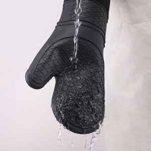ถุงมือกันความร้อนซิลิโคนสำหรับทำอาหารในครัว OEM & ODM ถุงมือซิลิโคนหนาสำหรับเตาอบไมโครเวฟและอบขนม - Product Image 5