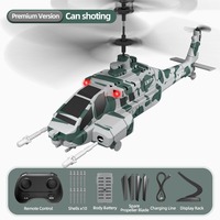 Nouvel hélicoptère télécommandé DWI RC Black Hawk pour débutants, composants en caoutchouc, capable de lancer des obus, contrôle à distance de l'avion