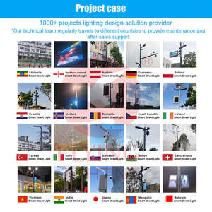 Poteau d'éclairage public intelligent LED de qualité supérieure, vente en gros d'usine, avec caméra CCTV, étanche IP65, construction en aluminium, garantie de 3 ans - Product Image 5