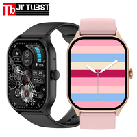 Reloj Inteligente Z194 Cuadrado con Pantalla Táctil de Silicona, Monitor de Salud 24H, Monitor de Actividad y Sueño, Reproductor de Música, Contesta Llamadas