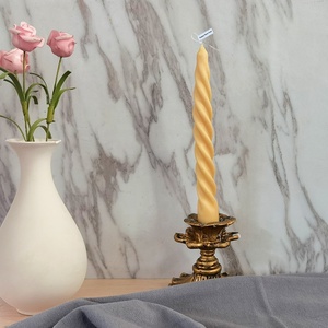 Huaming Wholesale Spiral Stick <strong>Taper</strong> Aroma <strong>Candle</strong> High Quality Gradient Multicolor Twisted Wedding Scented Dinner <strong>Candles</strong> - Product Image 4