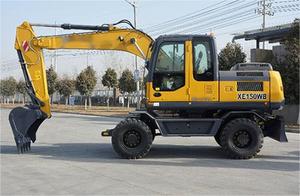 Excavadora de Ruedas XE150WB de 15 Toneladas Nueva de Alto Rendimiento a Precio Económico - Product Image 4