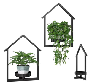 الأكثر مبيعًا إطارات نباتات ديكور حائط إطار حائط معدني صورة حامل مصنع أرفف للنوافذ - Product Image 2