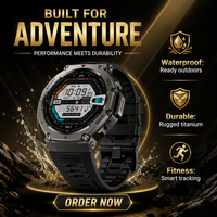Reloj Inteligente DM58 AMOLED con GPS, Reloj Deportivo Digital Redondo para Android