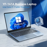 Laptop da 14,1 Pollici con Processore Intel I7-1165G7, Sistema Windows 10, Rapporto 16:9, Adatto sia per Affari che per Studenti