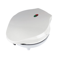 Mini gaufrier électrique 1200W, 20cm, revêtement antiadhésif, thermostat réglable, pour snacks, boîtier froid au toucher, prêt à l'emploi