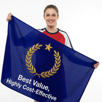 Drapeaux et bannières personnalisés de haute qualité, logo personnalisé, impression numérique, imperméables, écologiques, polyester, tailles personnalisées