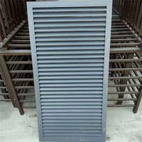 Diseño moderno personalizado aleación de aluminio ala de sol persiana de ventanas persiana para exterior de construcción