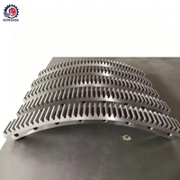 Module linéaire sur mesure non standard à grande taille, profil de dents de crémaillère droites de haute précision, en acier inoxydable moulé de précision, certifié ISO9001