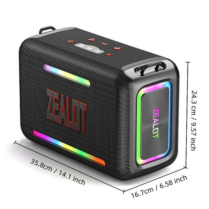 Zealot S95 120W Bluetooth Speaker - Perfect for Parties