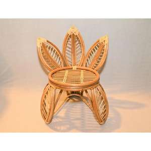 Silla Infantil de Ratán Premium Estilo Boho, Muebles Infantiles de Mimbre Hechos a Mano con Materiales Naturales Ecológicos - Product Image 1