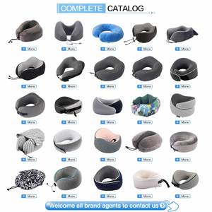 Saien Customized U Shape Neck Pillow Support Rest Cervical Airplane Car <b>Memory</b> Foam Travel Pillow Neck Pillow Wholesale - Product Image 6