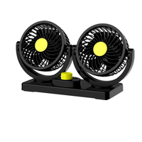 Ventilateur de tableau de bord Oumeite 24V 12V pour caravane et camion, triple tête, accessoire idéal pour camping-car, bateau, cabine, fourgon 2024, optimal pour les propriétaires de voitures
