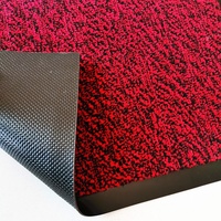 Tapis de sol extérieur 100 % PP, tapis moderne à poils, support en PVC, lavable, rembourré, motif original, adapté aux animaux domestiques, antidérapant