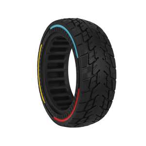 Pneu plein tout-terrain Ulip 8.5x2.5, motif cercle trois couleurs, en caoutchouc, pour Dualtron, anti-explosion, pneu nid d'abeille Ulip 8.5x2.5 - Product Image 4