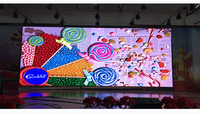 Modul Led P4 Dalam Ruangan 256*128mm 4K 800cd Panel Rgb untuk Dinding Video Instalasi Tetap Klub Gereja