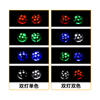 Kingshowstar 20w Deux ports avec deux couleurs Rgbw Effet musical Lumière intérieure Câble à fibre optique Kit de ciel étoilé