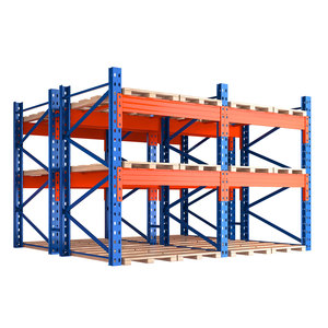 Sistema de Estanterías de Almacenamiento de Acero Resistente con Protección Anticorrosión, Recubrimiento en Polvo, Capacidad de 2 Toneladas, Estantería para Palés - Product Image 2