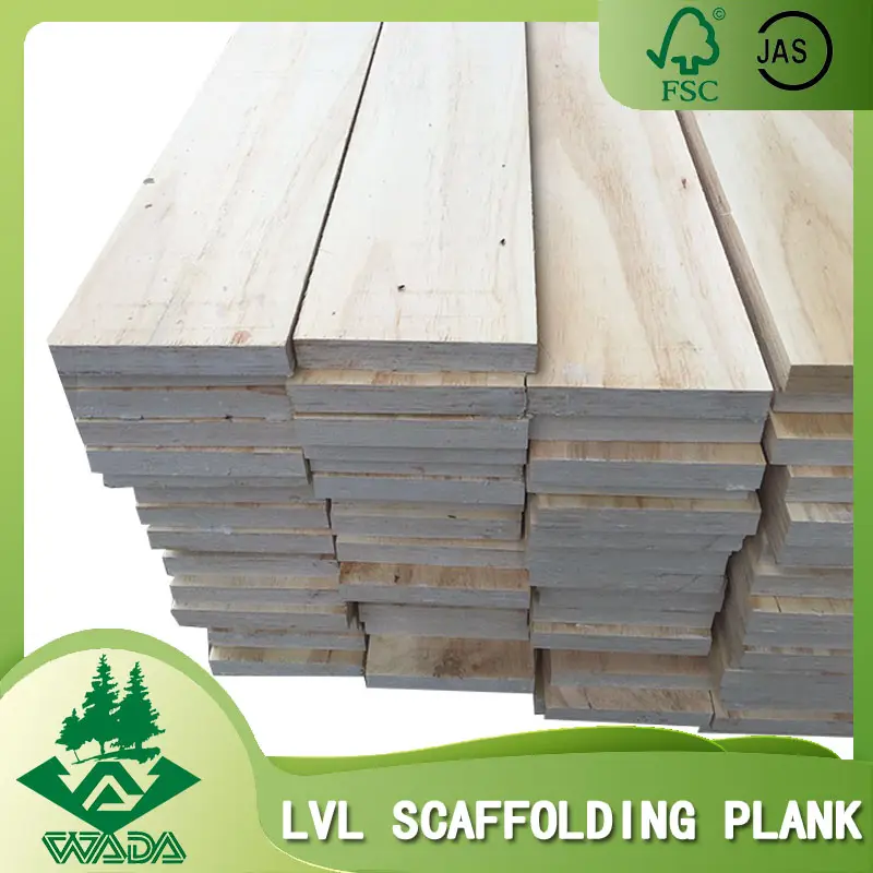 Andamios de pino, tablones de madera, fabricante LVL