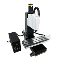 Fresadora CNC Vertical de Hierro Fundido Completo 4020 de 3/4/5 Ejes, Máquina de Grabado y Corte de Acero, 1.5/2.2/3.5KW, Eje Z 300mm