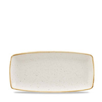 Plateau de service rectangulaire Barley White 29,5 × 15 cm Churchill Stonecast Swhsop11