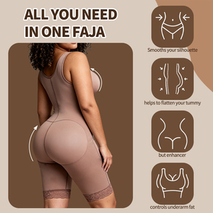 Wholesale Custom Modeladores Colombian Shaper Slimming Butt Lifter Compression Garments Logo Women's Shapewear Bodysuit - Product Image 4