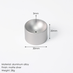BECORA Bruciatore di incenso rotondo in lega di alluminio, raccogli cenere, resistente, per yoga e meditazione, supporto per incenso, argento opaco - Product Image 6
