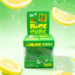 Juguete Sensorial Antiestrés en Forma de Cubo, Diseño Exclusivo, Regalo Ideal para Aliviar la Ansiedad, Cubo Verde Suave, de Ascenso Lento - Product Image 2