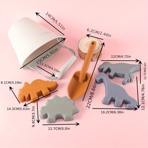 Juguetes de <span class=keywords><strong>arena</strong></span> de silicona para niños pequeños, juguetes de playa ecológicos, juguetes de <span class=keywords><strong>arena</strong></span> para interiores con logotipo - Product Image 4