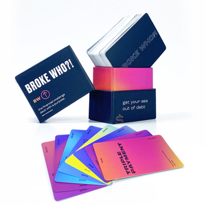 Fabrication de cartes de jeu de défi financier personnalisées en couleur, jeu de cartes de questions positives imprimées, jeu de cartes en papier - Product Image 5