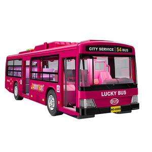 Giocattolo Autobus Scolastico per Bambini, Modello <span class=keywords><strong>di</strong></span> Autobus Pubblico <span class=keywords><strong>di</strong></span> Grandi Dimensioni, Veicolo Simulato in Plastica <span class=keywords><strong>Scala</strong></span> 1:48 per Ragazzi - Product Image 1