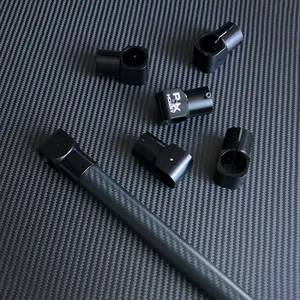 RJXHOBBY RJX 16/20/25mm Drone T-joint Landing Gear Carbon Tube <b>Clamp</b> Fixer, T-type Connector for Round Carbon Tubes - Product Image 3