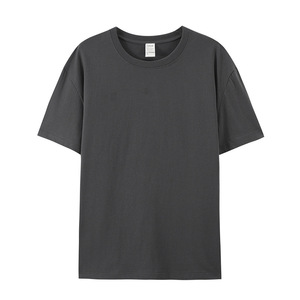 <span class=keywords><strong>Camiseta</strong></span> de verano de algodón 100%, <span class=keywords><strong>camiseta</strong></span> Popular de manga corta con cuello redondo para hombre - Product Image 5