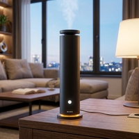 Diffuseur de parfum électrique sans eau en gros, rechargeable USB-C, avec veilleuse chaude et fonctionnement silencieux