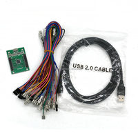 Kit de Juego Arcade Xinmotek XM10, Placa USB de Retardo Cero, Codificador USB para PC, PS/3, TV Box, Mini Máquina para 2 Jugadores