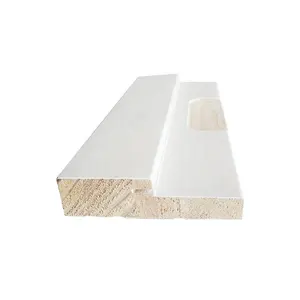 Jiraw Radiata pine telaio per porta esterna con primer bianco in legno massello snodato