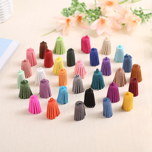 Breloque de téléphone en velours style coréen avec pompon 3 cm, accessoires de bijoux DIY, porte-clés en cuir artificiel, fabrication artisanale, origine Yiwu - Product Image 2