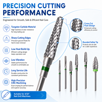 Foret de perçage à rotation directionnelle en carbure de tungstène à 5 formes, avec logo personnalisé OEM ODM Yaqin