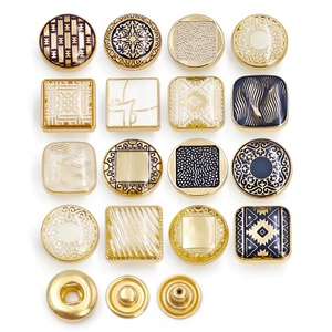 กระดุมแป๊กแบบมีลาย ขนาดสั่งทำได้ ฟรีเคลือบผิว ขนาด 12 มม. สำหรับอุปกรณ์ตกแต่งเสื้อผ้าบุรุษ - Product Image 4