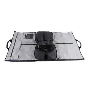 Échantillon gratuit : Sac de voyage de luxe pliable et réutilisable en tissu Oxford pour costumes, personnalisable avec logo, sans tissage - Product Image 3