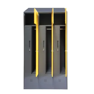 Разборный офисный Z-образный стальной Наклонный шкафчик для тренажерного зала