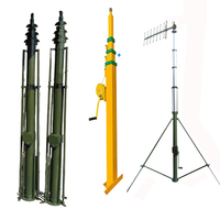 Mât d'antenne télescopique en fibre de carbone de 3 m, 4 m, 5 m, 6 m, 8 m, 10 m pour tour de télécommunication