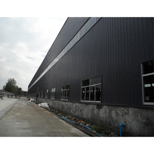Atelier <span class=keywords><strong>de</strong></span> construction préfabriqué en acier moderne à construction rapide pour utilisation en entrepôt ou usine à ossature <span class=keywords><strong>métallique</strong></span> Norme ASTM - Product Image 5